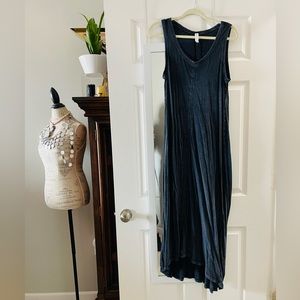 Anthropologie Daily Practice Charcoal Lounge Dress
